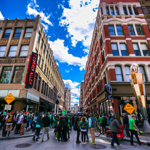 Saint Patrick's Day Cleveland - East 4th Street